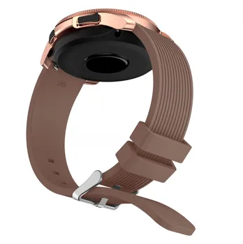 20 mm Širina Silikonski Watch Trak za Samsung Galaxy 42mm Pas Silikonski Watchband za Samsung Prestavi Šport Prestavi S2 Klasična Manšeta