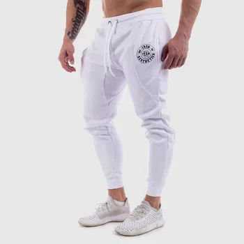 Moški Joggers Priložnostne Hlače Športne hlače za moške Telovadnic fitnes športne hlače nove modne natisnjeni mišice men ' s fitness, usposabljanje hlače