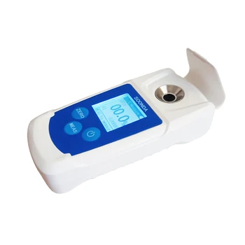0-55% Polnilna Digitalni Refraktometer Brix Meter Saccharimeter merilcem gostote (densimeter) pri Sadnih sokov, Piva in Pijač, Sladkorja merilnik tester