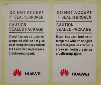 Debelo 100 KOS Številne Napredne Kakovosti Huawei Garancije Pečat Nalepke Nalepke 4.5 x 2.5 cm Brezplačna Dostava