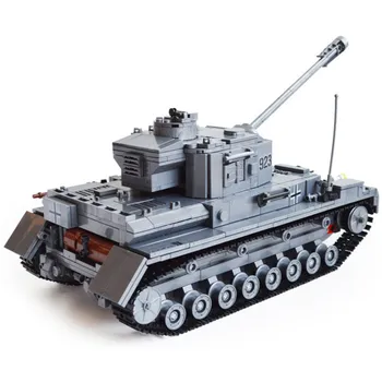1193Pcs Vojaške Velike Panzer IV Tank Model gradniki Določa Vojske WW2 Brinquedos Opeke Kit Izobraževalne Igrače za Otroke
