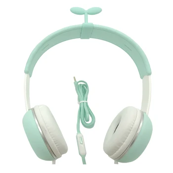 Smešno Stereo Slušalke Otrok, Odraslih Stereo Žične Slušalke Risanke 3D Travo Glavo Slušalke 3.5 MM Slušalke Za iPhone Xiaomi PC