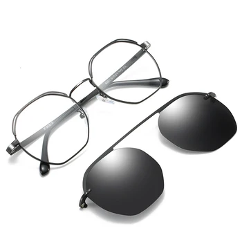 2020 Ženske Magnet Sončna Očala Posnetek Zrcali Posnetek Na Sončna Očala Posnetek Na Očal Okvir Moških Polarizirana Recept Očala Za Kratkovidnost