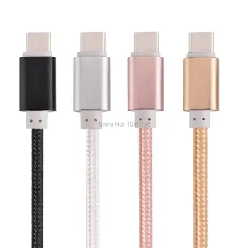 1m 2m 3m Tip-C Tip C najlon tkanine Usb kabel Pribor Snop za Samsung za Xiaomi 5 4C Huawei P9 Oneplus 3 LG G5