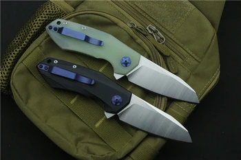 ZT0456 Flipper folding nož nosijo D2 rezilo G10 ročaj na prostem Preživetje kampiranje, lov žepni nož orodja