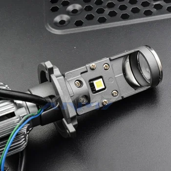 Bi-led Leče H4 H7 9003 LED Mini Projektor Tuning Avto Luči, dodatna Oprema 1.5 inch 5500K 55W Avtomobile Smerniki Objektiv Natikanje