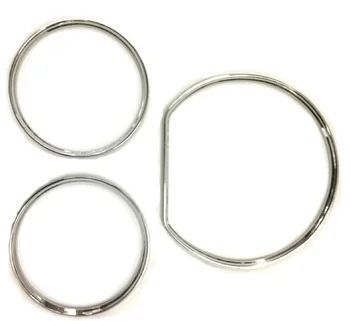 Chrome Styling nadzorni Plošči Merilnik Ring Set za Mercedes Benz W210 00-02