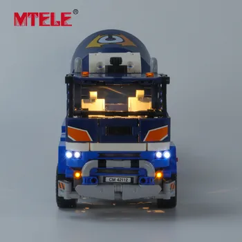 MTELE blagovne Znamke LED Light Up Kit Za Tehnika Betonski Mešalnik Tovornjak Igrače Razsvetljave, Komplet Združljiv Z 42112