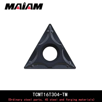 TCMT trikotni vstavite TCMT1102 TCMT110204 TCMT110208 TCMT16T3 TCMT16T304 TCMT16T308 TM vstavite Karbida, kovinske obračanja orodje STFCR