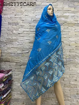 Pravi Strel!Afriške Ženske Bombaž Šali Bombaž Preplete Neto Šal Mehko Headscarf Ženske Hidžab Šal na Prodajnih BM820