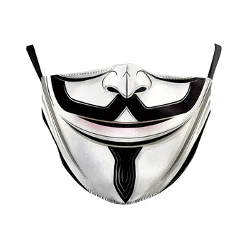 Odraslih obrazno masko za obraz klovn priložnostne Azteški tiskane tkanine za odrasle stroj za večkratno uporabo moškega in žensko masko moda masko PM2.5