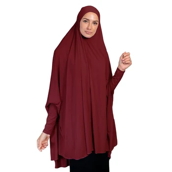 Muslimanske Ženske Veliko Šal Hidžab Polno Kritje Molitev Khimar Niqab Burqa Dolgo Oversize Headscarf Islamske Arabski Ramadana Oblačila Hidžab