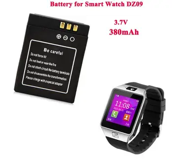 1pc 3,7 V 380mAh Akumulatorska Baterija Za Smart Watch dz09 RYX-NX9 SmartWatch Nadomestna Baterija Za DZ09 A1 Pametno Gledati Baterije