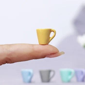 10Pcs 1/12 Lutke Miniaturni dodatna Oprema Mini Smolo Vrč Model Simulacije Japonski Slog Vode Pokal Igrača, Lutka Hiša Dekoracijo