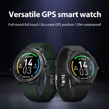 Acorn Smart Nepremočljiva Pametno Gledati Vgrajen GPS Srce utripa Fitnes Tracker Pedometer za iOs in Android.