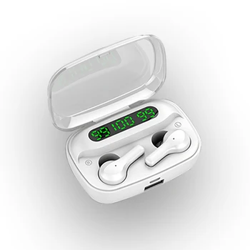 2000mAh Bluetooth Slušalke Brezžične Slušalke LED TWS z Mikrofonom Slušalke Nepremočljiva Noise Cancel Slušalke Čepkov