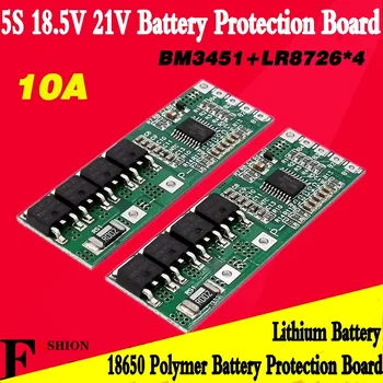 5S Serije 5 10A Li-ionska Litij Baterija 18650 Polnilnik Protection Board 18.5 V 21V