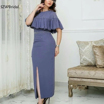 Nov Prihod Šifon Dubaj arabski večerno obleko Plus velikost Vestido elegante abendkleider 2021 abiye formalnih obleke