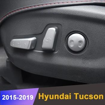 Za Hyundai Tucson 2016 2017 2018 2019 Sedež Prilagoditev Stikalo Gumb Gumb za Nadzor Zajema Trim Okrasimo Modeliranje Dodatki