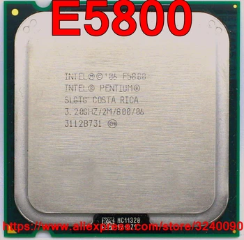 Original Intel CPU Pentium Procesor E5800 3.20 GHz/2M/800 mhz Dual-Core Socket 775 hitro ladjo iz