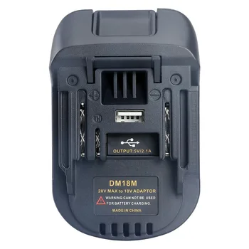 DM18M18V/20V Baterije Converter Adapter Pretvori v Li-Ion Polnilnik Orodje Converter za Dewalt/za MILWAUKEE/za MAKITA Baterije