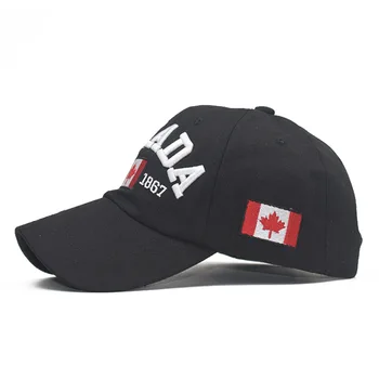 Moški Ženske bombaž baseball skp blagovne Znamke KANADA črke vezenje Oče klobuk na prostem šport v Kanadi vrnitev žoge klobuki Gorras
