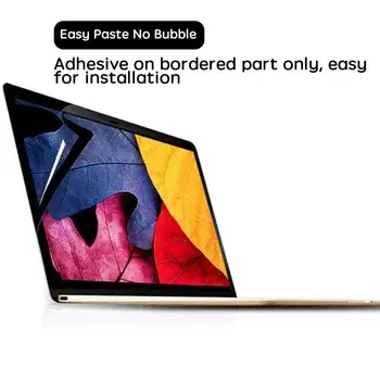 Mehurček Prosta Full Screen Protector s Črnim Okvirjem za MacBook Pro 16 A2141 Prah-Dokazilo Anti-Scratch HD Zbriši Zaslon Patron