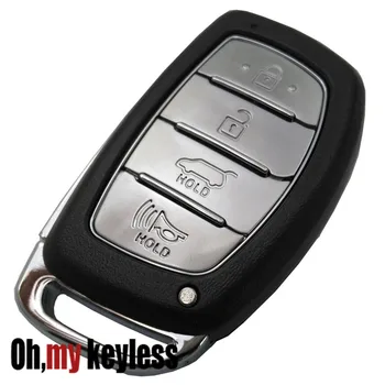 Zamenjava vstop brez ključa ključni fob primeru Za Hyundai Tucson Sonata smart remote control ključne primeru FOB 4 Gumbi