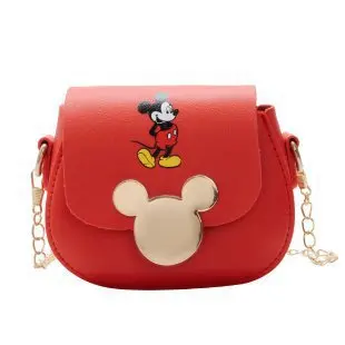 Dekleta Disney Torba Nova Risanka Mickey Mouse Tiskanja Otrok Crossbody Majhno Vrečko Korejski Moda Otroška Torba Kovanec Torbici Za Otrok