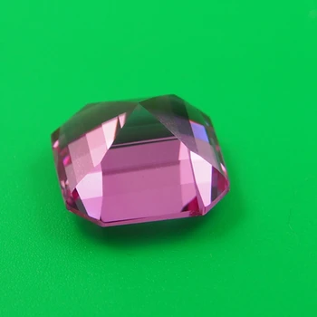 15*15 mm 1 Kos /lot 20 karat najvišje Kakovosti, Laboratorij, Pink Sapphire obroč Napet Gemstone za BIY Obroča, zaradi česar