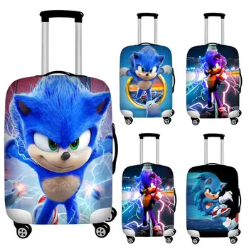 Nopersonality Sonic Hedgehog Natisnjeni Prtljage Zajema Elastična 18-32inch Potovalni Kovček Zaščitni Pokrov Prtljage Zajema