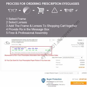 BCLEAR 1.74 Asferični Ultra Tanek Eyeglass Recept Leče Meri Presbyopia Kratkovidnost Branje Za Oči HMC EMI UV400 Dioptrije