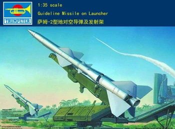 Prvi trobentač deloval 00206 1/35 SA-2 Smernica Raket na Izstrelitev Plastični Model Komplet