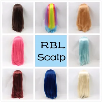 RBL Lasišče 1/6 Blyth Lutka Lasulje, vključno s trdega endoconch dome z/brez pok, mehko naravnost pisane las, Series 3