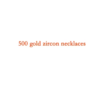 500 zlato cirkon ogrlice Vip Povezavo