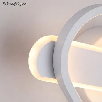 Sodobno minimalistično oltarja lučka za Nordijsko spalnica postelji svetilko ustvarjalne led aluminija koridor hotelski sobi steno v obliki srca stenska svetilka