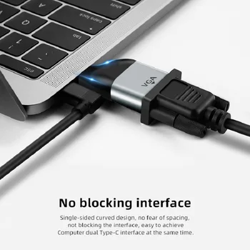 USB Tip C Do HDMI je združljiv VGA DP Kabel Adapter HD Video Pretvornik Napajalnik Za Macbook Xiaomi Huawei Laptop Podaljšek