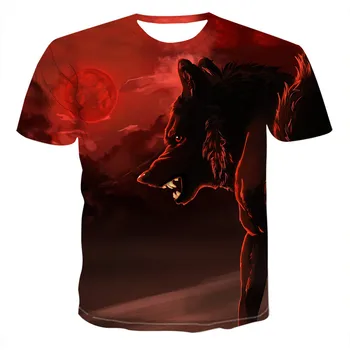 2020 moda vroče prodaje, za Moške Novo Osebno živali Natisni T-Shirt 3D moška T-Shirt Novost Živali Vrhovi Moške Kratek Rokav