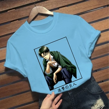 Napad na Titan Anime Manga T Shirt Risanka Lepo Svoboden T-shirt Tee Moški