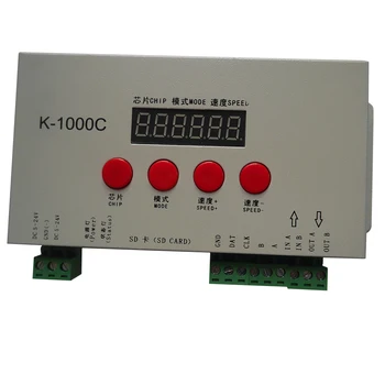 K-1000C (T-1000S Posodobljeno) Program LED krmilnik K1000C WS2812B,WS2811,APA102,T1000S WS2813 2048 slikovnih Pik Krmilnik DC5-24V