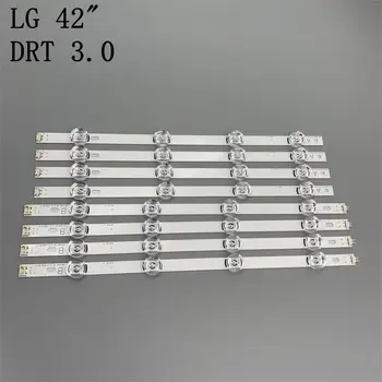 Nov-0riginal 8 KOS/set LED osvetlitve ozadja strip bar za LG LC420DUE 42LB3910 INNOTEK DRT 3.0 42 inch A B 6916L-1709A 6916L-1710A