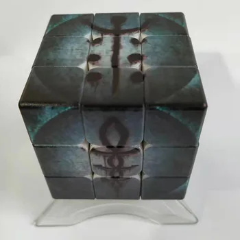 Magic Cube Magnetique Stres Razbremenilna Igrače UV Tisk Krvi Prekletstvo Igra z Njim Hitro Kocka Hitro Twist Uganke Kocke Ustvarjalne Igrače