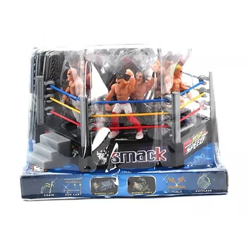 Mini Wrestling Ring Battle Pack-set za Igranje z figuric DIY Realne Pelivan Stavbe se Pretvarjamo, Igrajo Izobraževalne Igrače