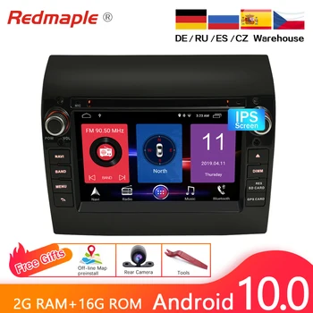 4G RAM-a, Android 10.0 avtoradio DVD Predvajalnik, GPS Multimedia Stereo Za Fiat Ducato 2008-Citroen Jumper, Peugeot Boxer Navigacijo