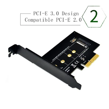 Vroče-PCI-Express PCI-E 3.0 X4 na M. 2 NGFF M Ključni Reža Pretvornik vmesniško Kartico M2 Nvme PCIE SSD Riser Card za Namizni Podporo 223