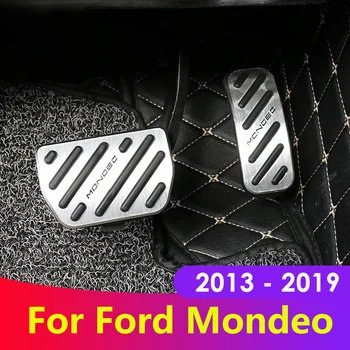 Aluminij zlitine Avto Plin Pedal za Plin Zavornega Pedala Kritje Ne Zdrsne Pad NA za Ford Mondeo Fusion 2013 2016 2017 2018