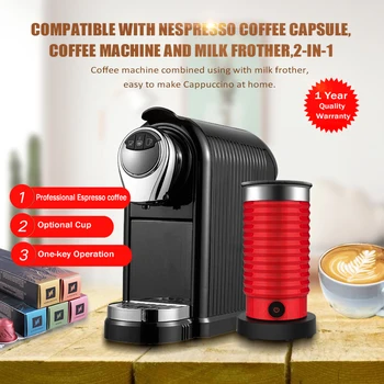 HiBREW Kapsula, aparat za Kavo Espresso Kavo v Kombinaciji Z MF04/MF802 Srebro Mleka Frother