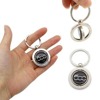 50pcs Za VW Nissan Ford Chevrolet Cooper Peugeot alfa romeo Logotip Kovinski KeyChain Značko Key Ring Emblem Ključa Imetnika avto