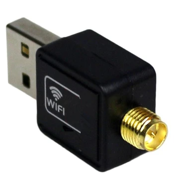 USB Brezžične Omrežne Kartice Lan Wi Fi Dongle 150Mbps z 2dB Antena 2.4 G Prenosni Močno Sprejem Signala Wifi Adapter Usmerjevalnik