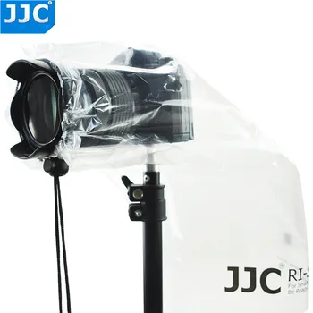 JJC 2PCS Fotoaparat dežni Plašč Majhnimi DSLR z Objektiva Dež Kritje Mirrorless Kamere vidi skozi Plašč Prime Leče Nepremočljiva Zaščitnik